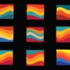 Vintage Retro Sunset 70s 80s Old Color